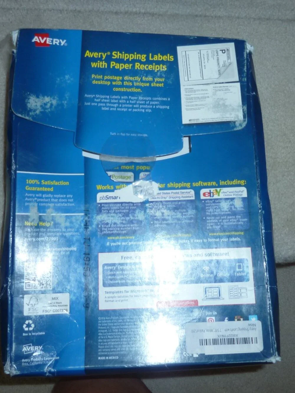 Avery Shipping Labels #27901-Only 35 in this Box
